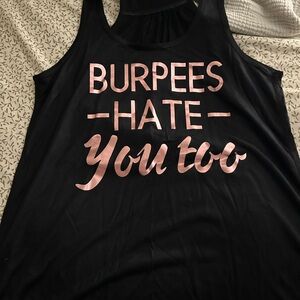 Bella Canvas Black and Gold Graphic Sleeveless Tank